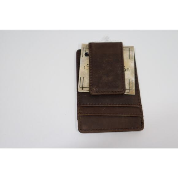 The Craft Lodge Dark Brown Leather Card‎ Holder - Picture 1 of 3